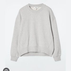 COS Women's Gray Crewneck Sweatshirt